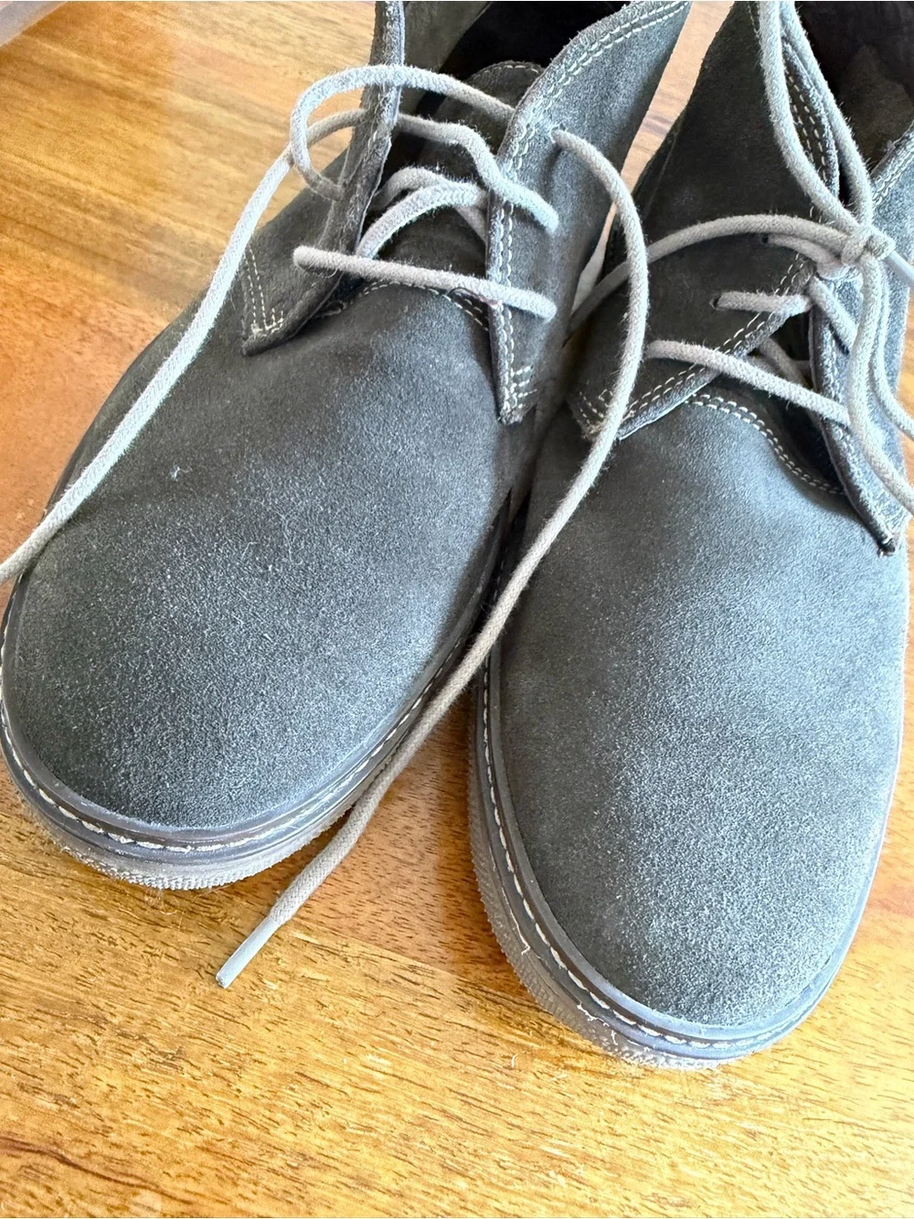 Men's Johnston & Murphy Taupe Suede Chukka Boots